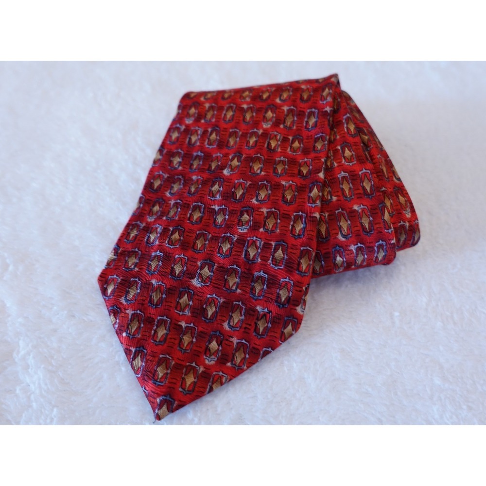 Jerry Garcia 2003 Sun Movement Collection 34 Neck Tie 100% Silk Vtg Dead Red